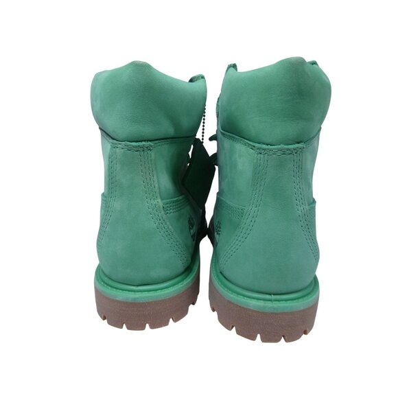 Timberland Premium 6 in Waterproof Boot Medium Green Nubuck Women's 7.5 - Picture 4 of 9